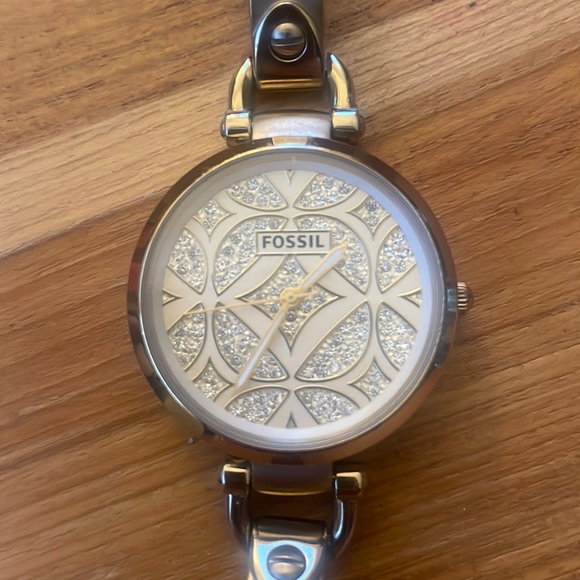 Fossil Ladies Georgia Watch in Gold - Picture 3 of 15